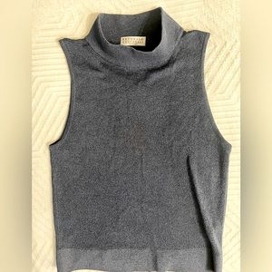 Brunello cuccinelli blue shimmer top size medium